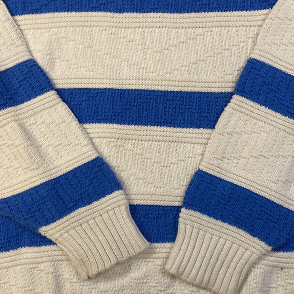 Vintage Logo By Pendleton Striped Pattern White A… - image 2